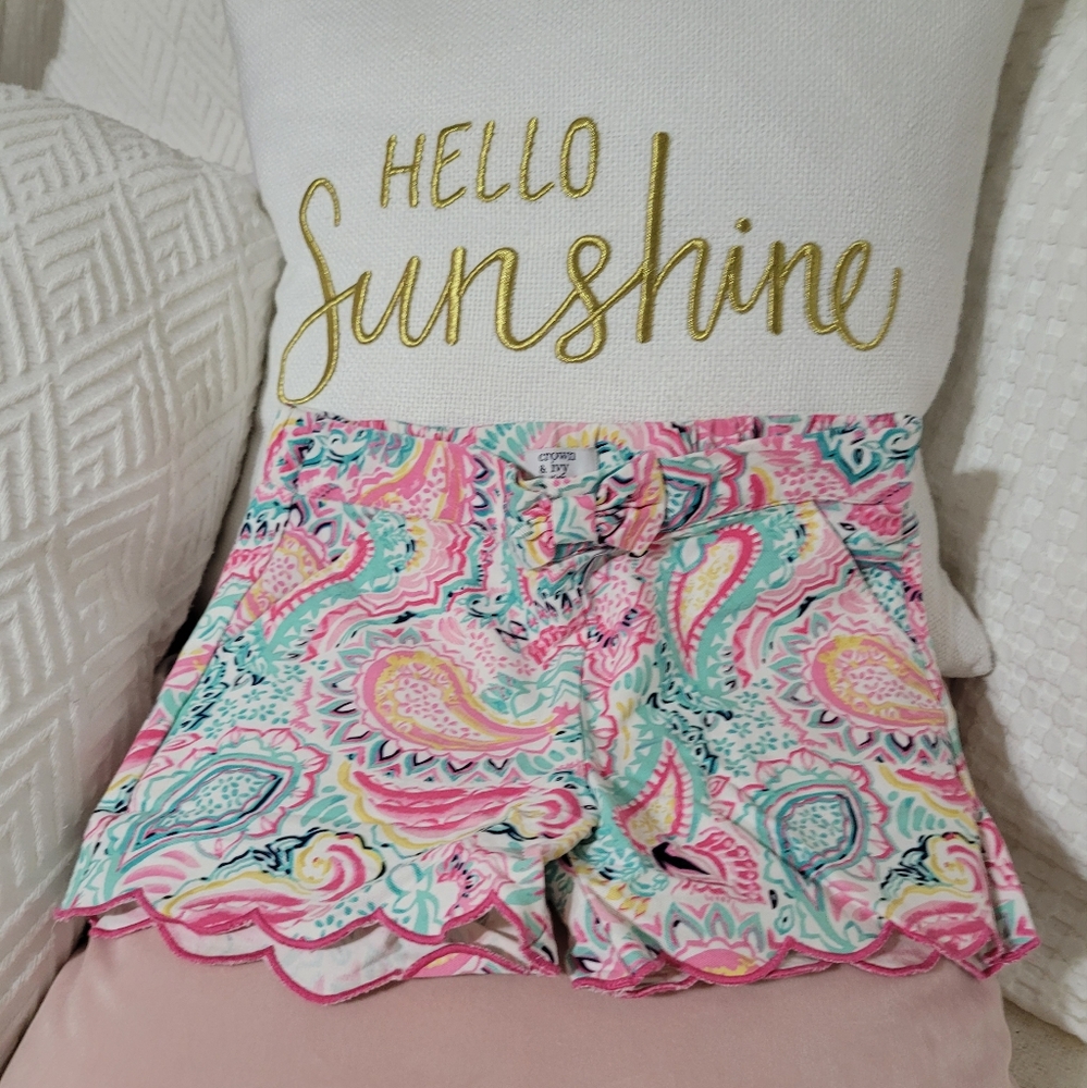 Colorful Paisley Kid''s Shorts